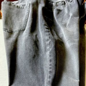 Faded Black Lane Bryant jeans size 18R high rise, ultimate stretch Skinny Jeans